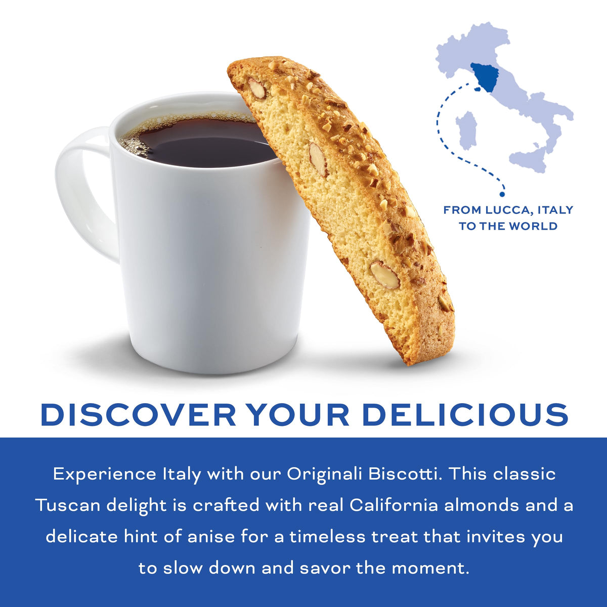 Nonni's Biscotti, Originali, 6 Boxes, 48 Biscotti Total