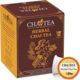 Cha4TEA 36-Count Herbal Chai Tea Pods Compatible with Keurig K-Cup Brewers