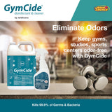 Jani-Source GymCide Disinfectant 1 Step Sports Equipment Concentrated Cleaner Deodorizer, Kills 99.9% of Germs and Eliminates Odors (Each)…
