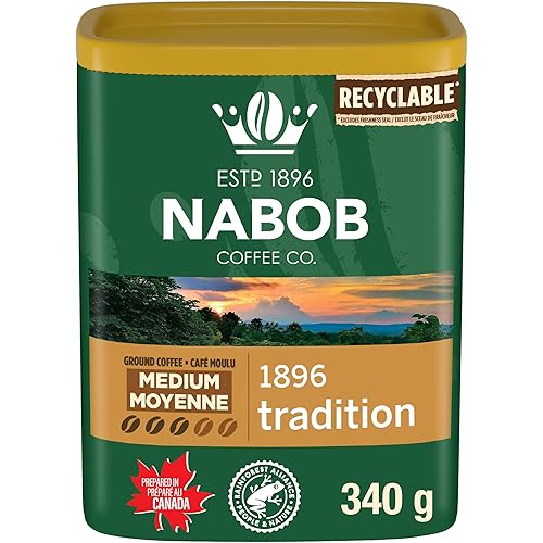 Nabob 1896 Tradition Medium Roast Ground Coffee, 340g/12 oz.