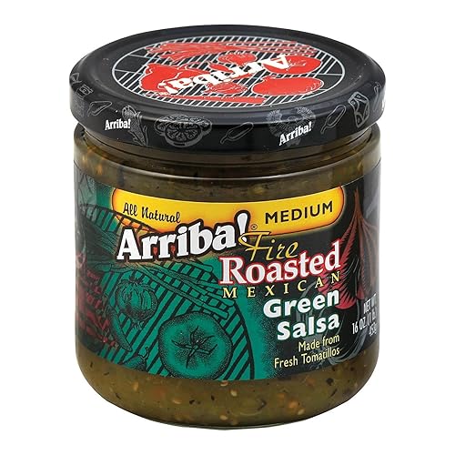Arriba! Medium Green Salsa, 16 oz