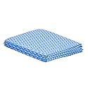 Superio Handy Wipes for Kitchen - Blue Reusable Multi-Purpose Heavy-Duty Cleaning Cloth for House, Bathroom, and Office. Disposable Dish Towel (5)