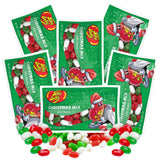 Christmas Mix Individual Packets of Jelly Beans, Stocking Stuffers, 6 Pack
