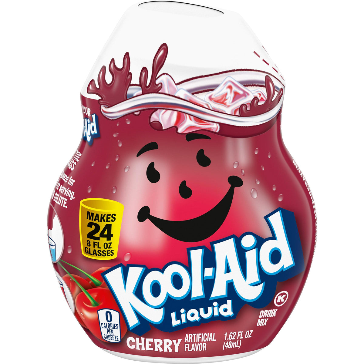 Kool-Aid Liquid Drink Mix Duo for Sugar Free Flavored Hydration, Water Flavoring, Beverage Mixing and Drink Enhancer, Cherry and Tropical Punch, 1.62