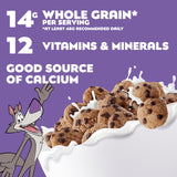 Cookie Crisp Breakfast Cereal, Chocolate Chip Cookie Taste, Made with Whole Grain, 10.6 oz