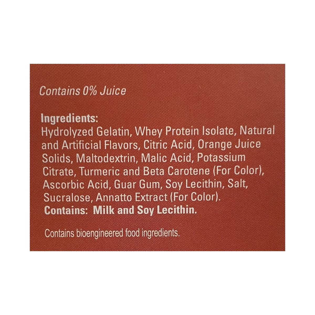 Nutmeg State Nutrition - Fruit Drink - High Protein, Low Calorie, Low Carb, Low Sugar, Fat Free, Loaded with Vitamins, 7 Servings Per Box (Orange, 3