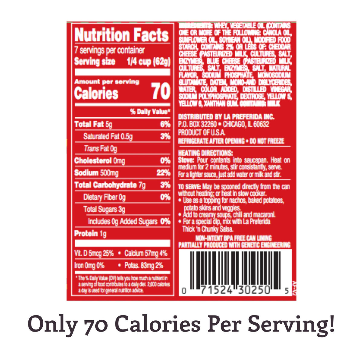 La Preferida Cheddar Cheese Sauce, 15 oz (Pack - 1)