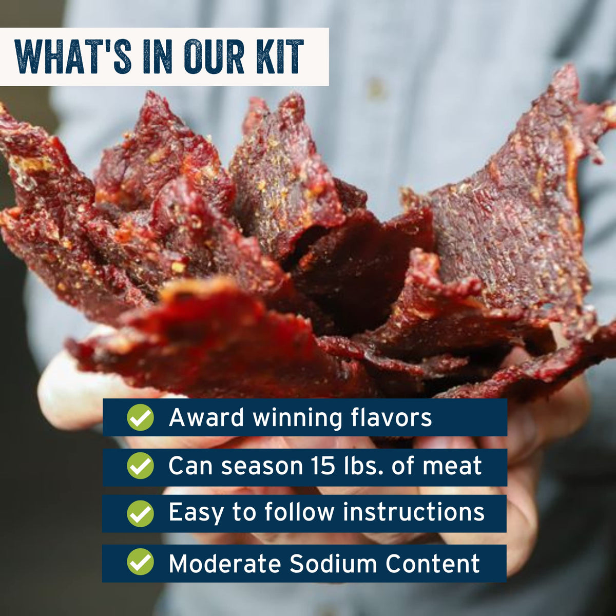 PS Seasoning Jerky Seasoning & Cure Kit Bundle - Honey BBQ & Cracked Pepper Garlic, Make Up to 30 lbs of Meat for Flavorful Jerky, Low-Sugar Seasoning