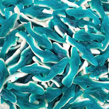 Blue Sharks Gummy Candy | 2 Pound Pack | Blue Raspberry and Marshmallow Flavor