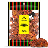 Asia Trans Seedless Red Li Hing Mui Crack Seed Plums | Hawaiian Favorite | Sweet, Sour, & Salty Dried Asian Plum Candy