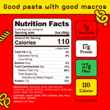 Low Carb, Protein Pasta | Elbow Macaroni with 17g Protein, 7g Carbs | Healthy, Keto Pasta Made in Italy | 3-Pack, 8oz - Pete’s Pasta