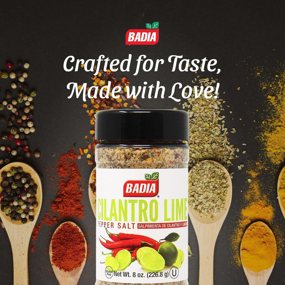 Cilantro Lime Pepper Salt, 8 Ounce