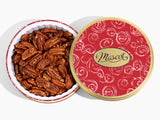 Mascot Glazed Pecans 12 oz Tin | Crunchy Handcrafted Southern Candy Made with Fresh Georgia Pecans in a 12oz Gift Tin | Perfect for Birthdays