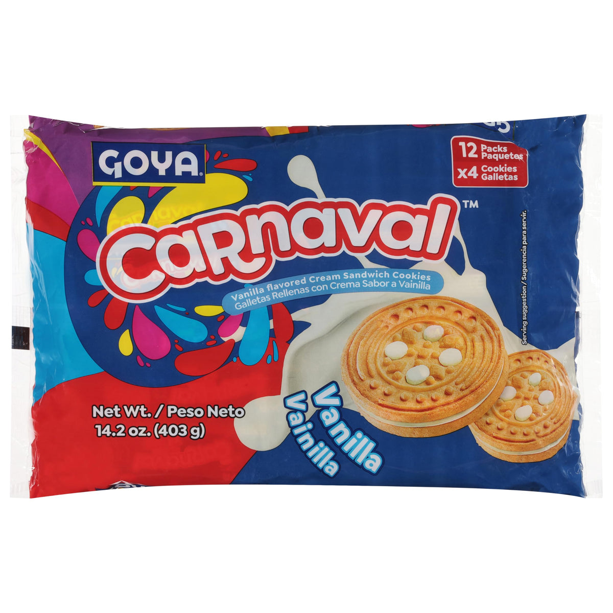 Goya, Carnival Vanilla Cookies, 14.2 Ounce