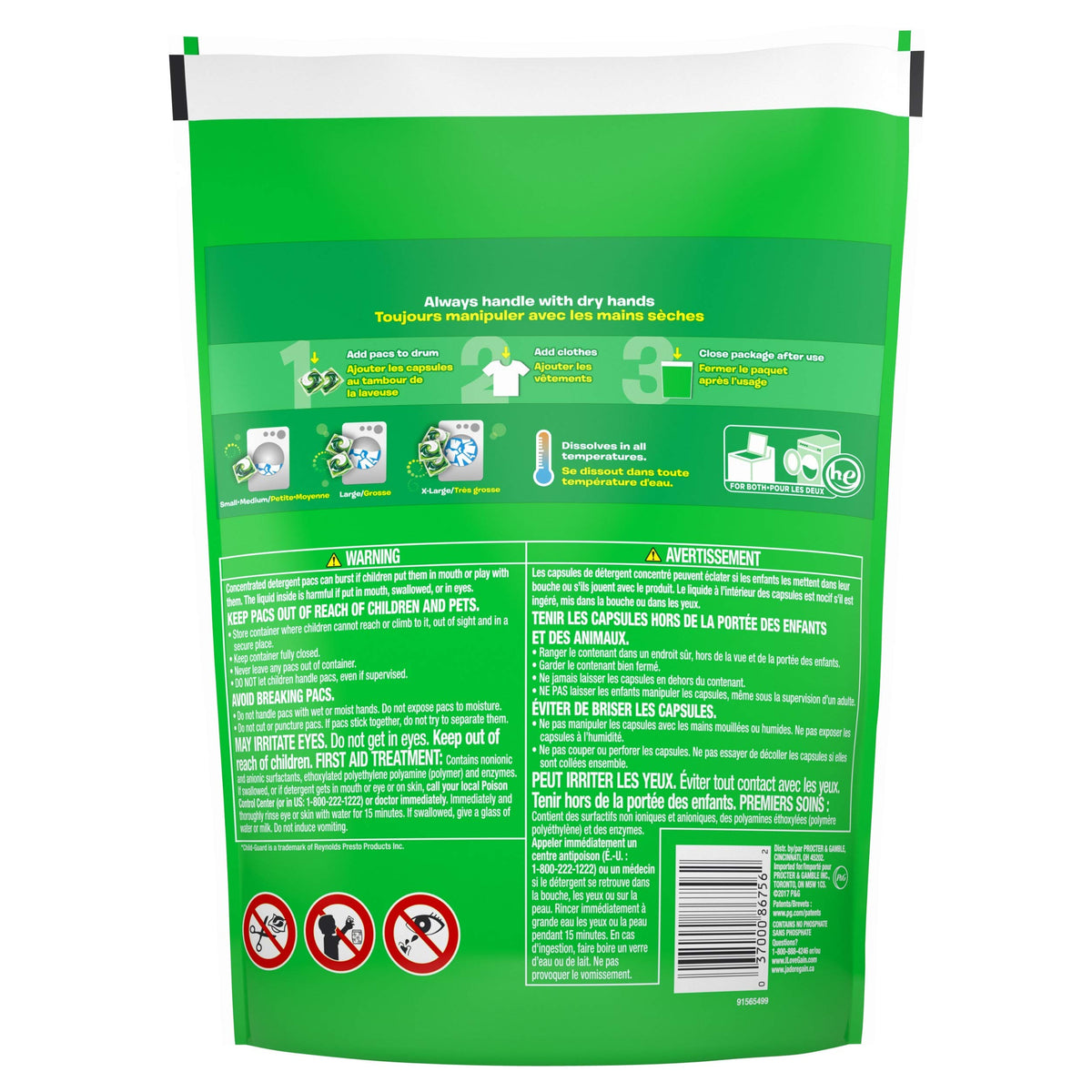 Gain Flings Laundry Detergent Pacs, Original, 35 Count (Packaging May Vary)