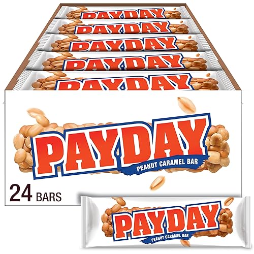 PAYDAY Peanut Caramel Candy Bars, 1.85 oz (24 Count)
