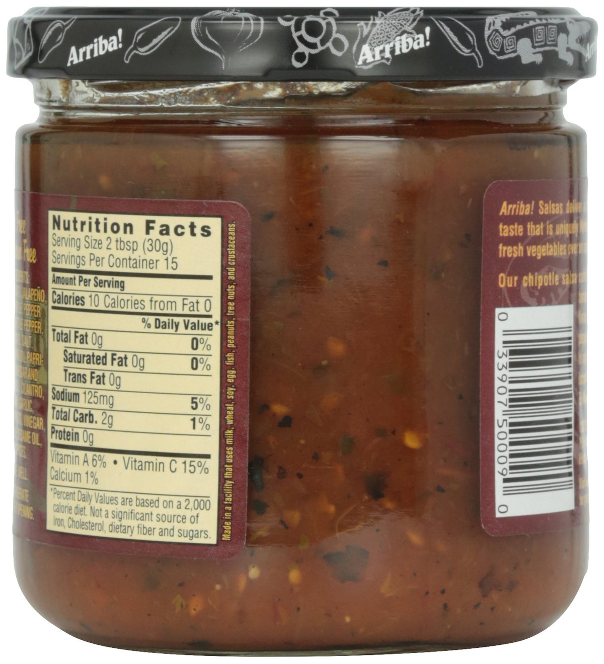 Arriba Chipotle Salsa, 16 oz
