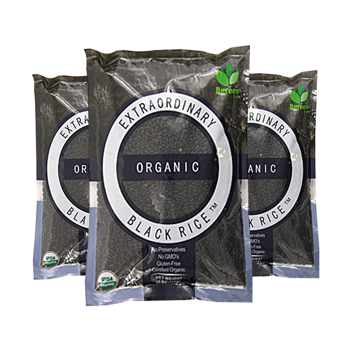Big Green Organic Food- Extraordinary Black Rice, Gluten-Free, Non-GMO, Vegan, Kosher