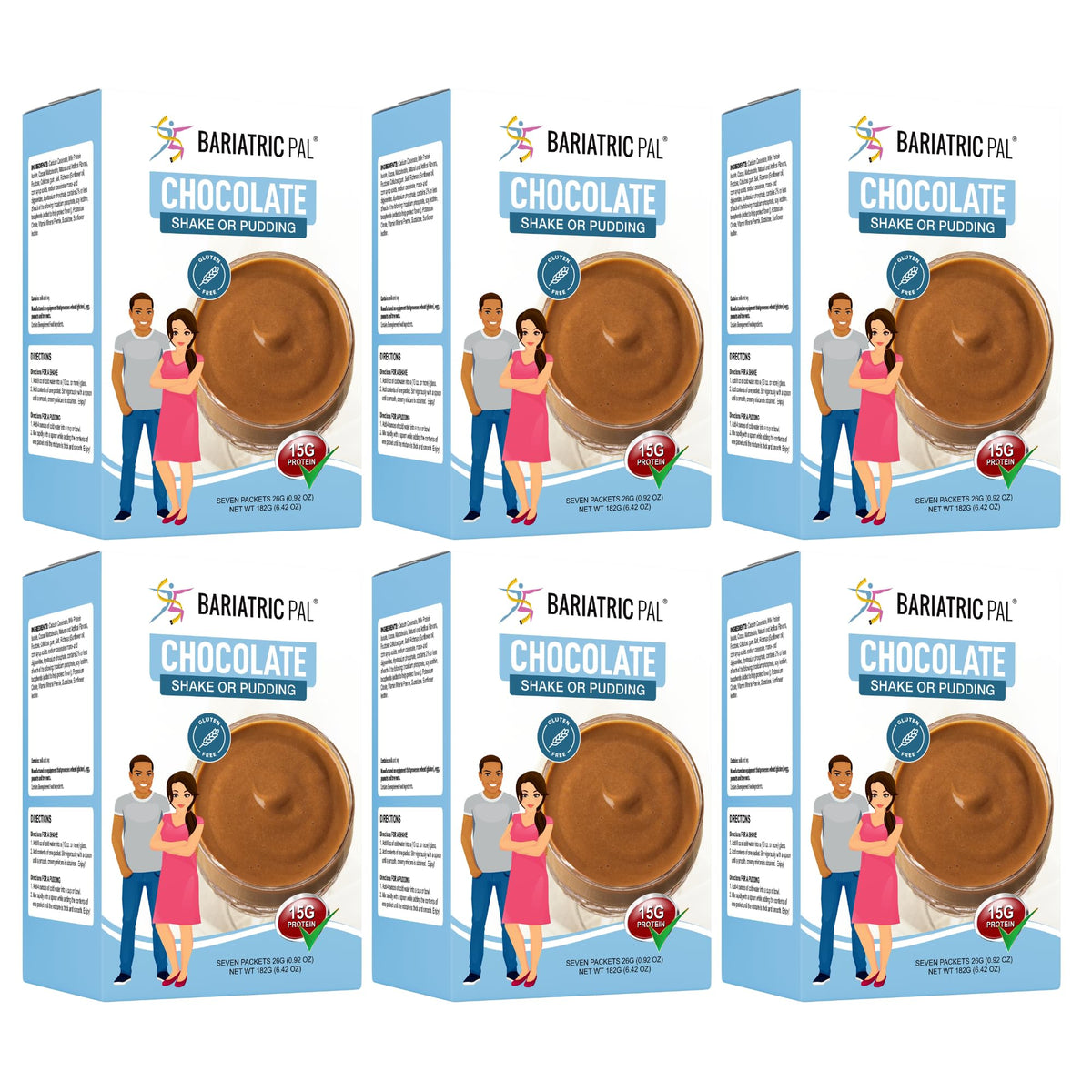 BariatricPal Protein Shake or Pudding - Chocolate (6-Pack)