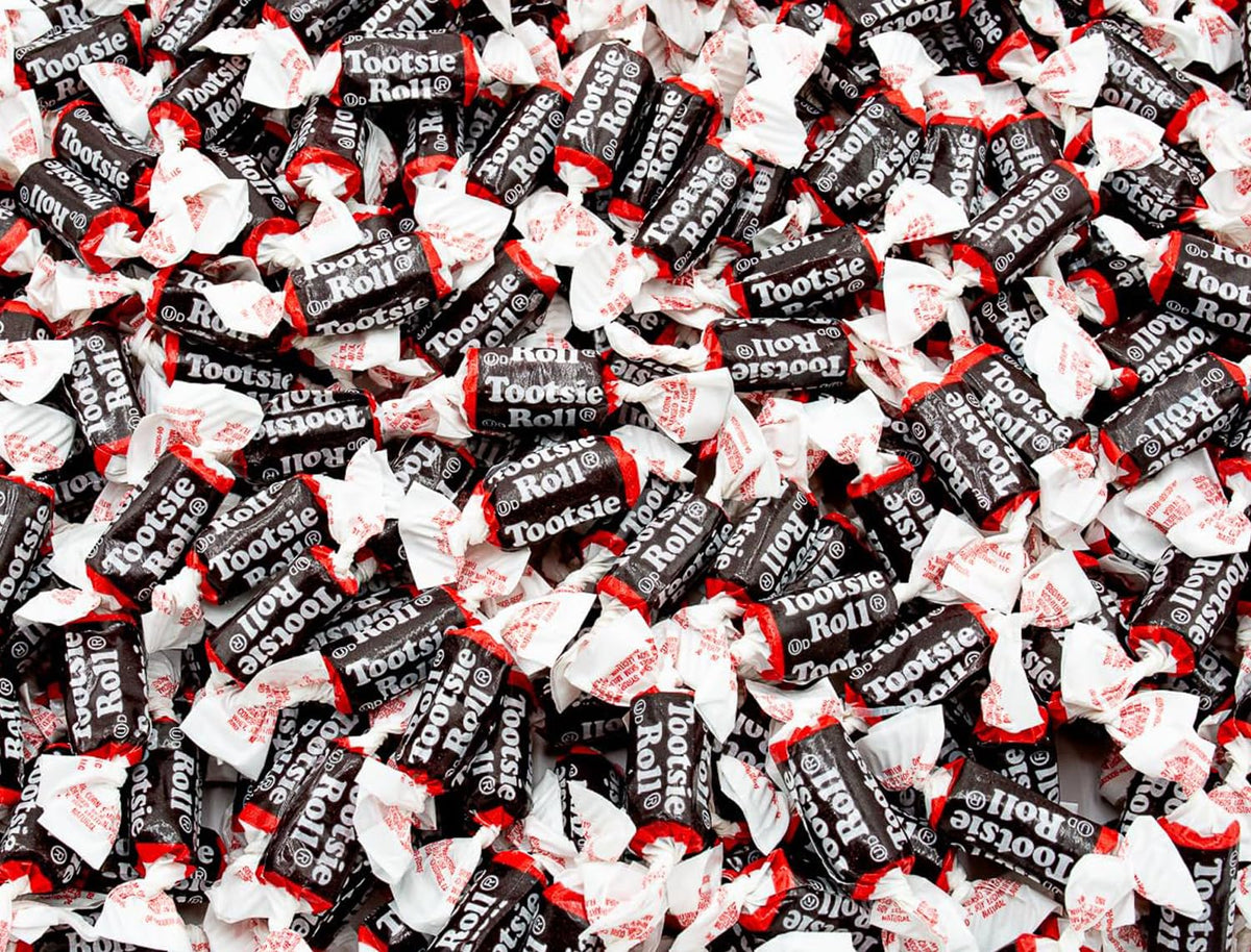 Tootsie Rolls MIDGEES Taffy Candy 1 lb - Bulk Bag, Individually Wrapped, Gluten Free, Chewy, Approx. 69 pieces