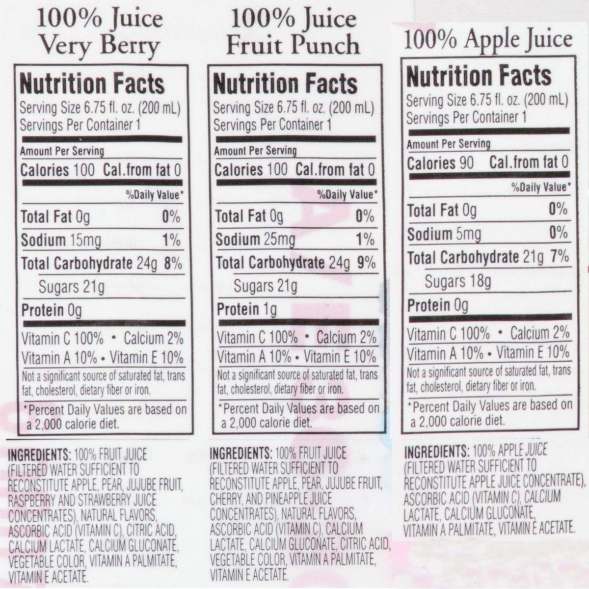 Apple & Eve Juice Box Variety - 36/6.75 oz. (2 Pack)