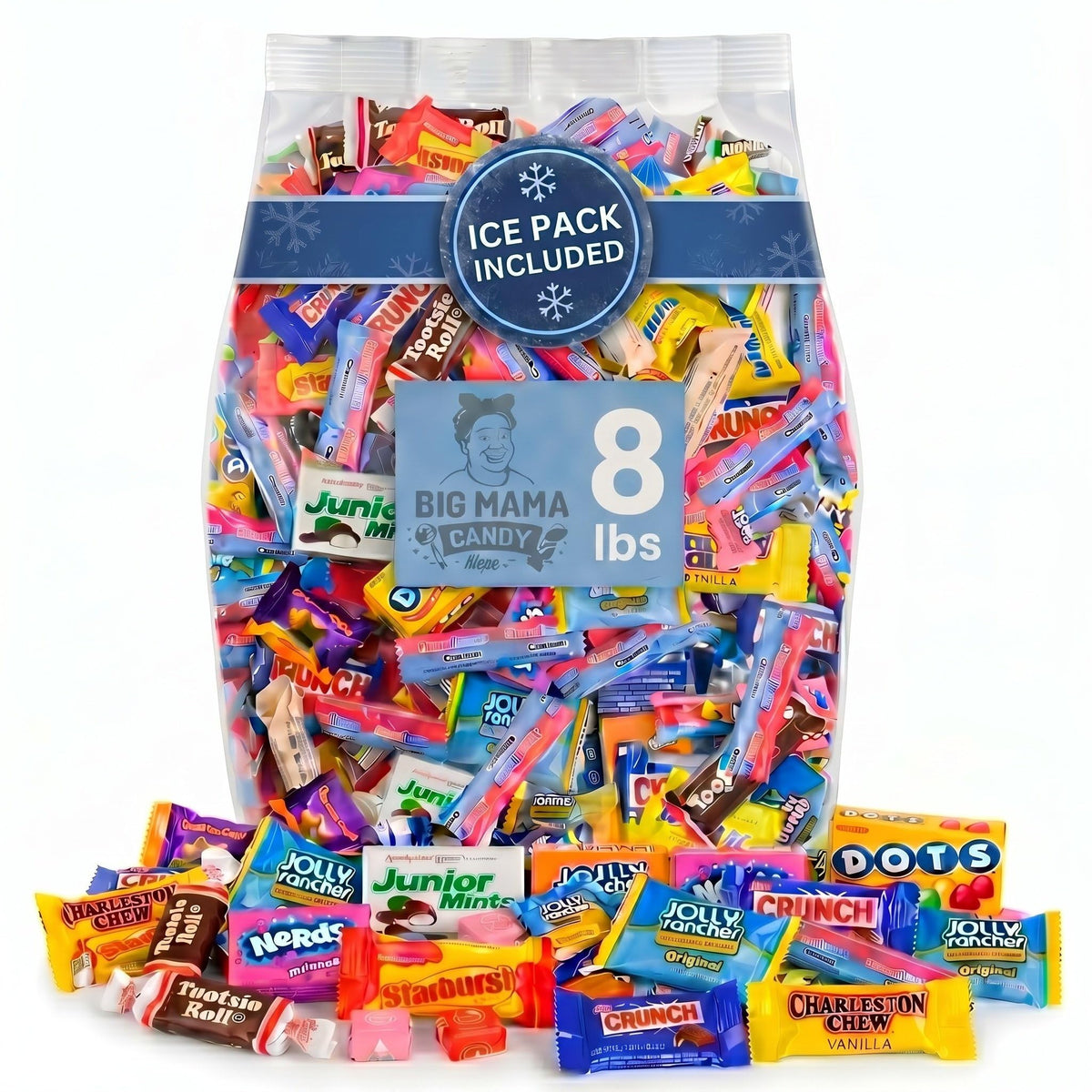 Big Mama Candy Bulk Individually Wrapped Assorted 2 lb Box