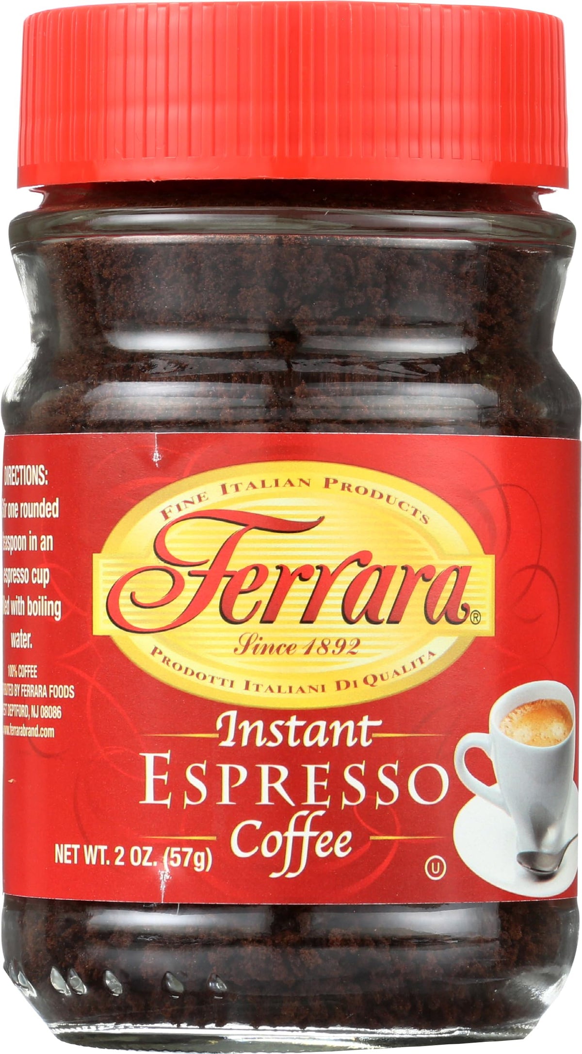 Ferrara Instant Espresso Coffee 2 oz