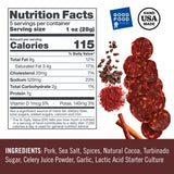 Coro Chipotle & Cocoa Dried Salami Stick - 5oz | Sweet, Savory, Bold Spices