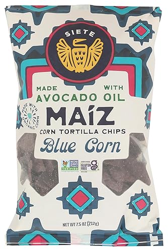 Siete Maiz Blue Corn Tortilla Chips 7.5 OZ