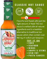 Jersey Girl Habanero Hot Sauce 5oz (Classic) Made with 4 Pepper Varieties (No Added Salt/Sodium Free)