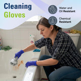 SWIFTLITE Disposable Nitrile Gloves, Food Safe, Latex-Free Powder-Free, Kitchen Rubber Gloves for Cooking, Cleaning and Food Prep (Medium, 100)