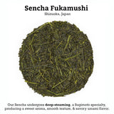 SUGIMOTO TEA Japanese Sencha Fukamushi Green Tea Loose Leaf 3.5 oz (100 g) Pack of 3