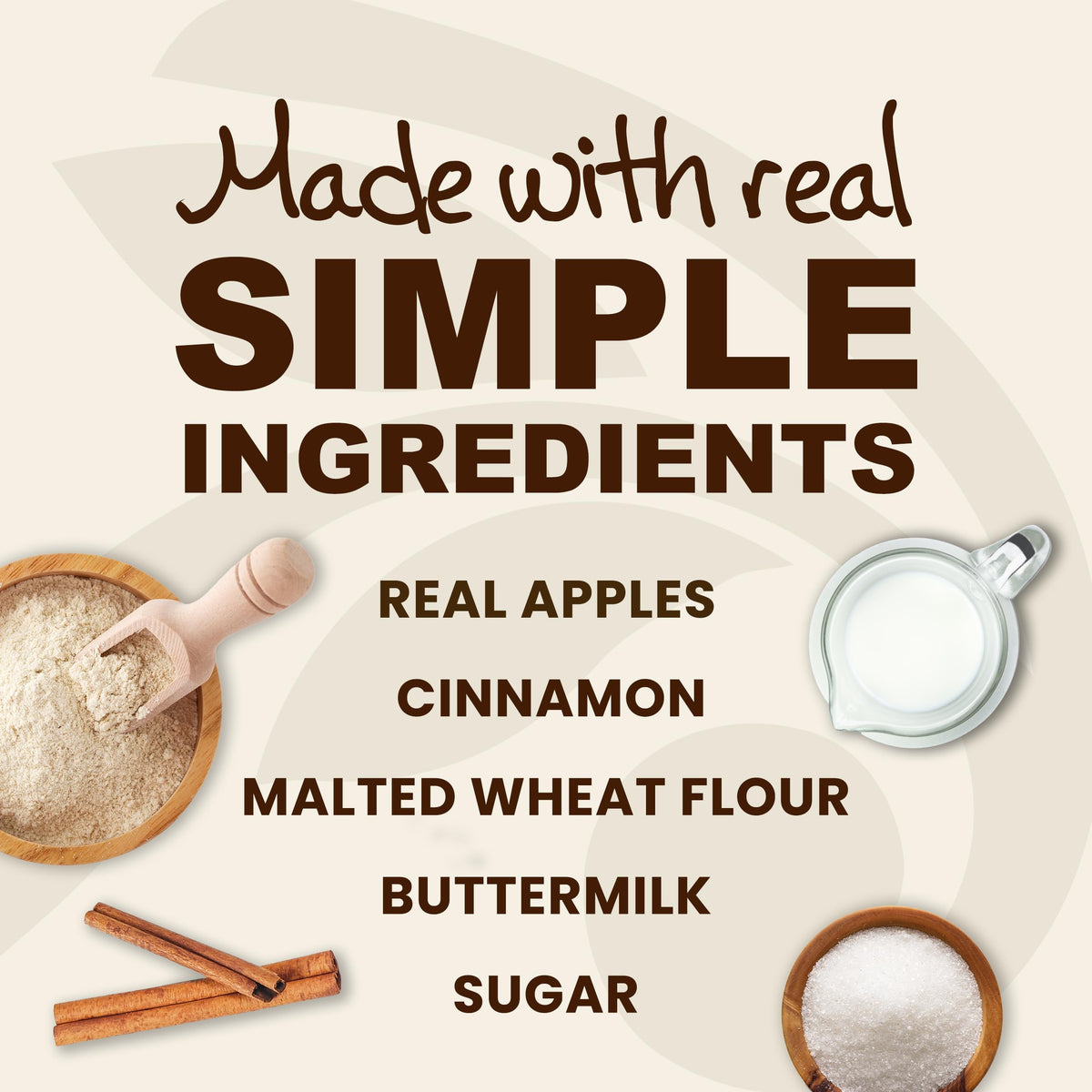 Stonewall Kitchen Cinnamon Apple Pancake & Waffle Mix, 16 Ounces