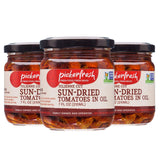Pickerfresh Julienne Cut Sun-Dried Tomatoes In Oil with Herbs - Sulphite Free - Gourmet Sun-Dried Tomato Slices - Non-GMO, No Artificial Color & No