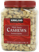 Kirkland Signature Cashews, 40 oz (2 Units)