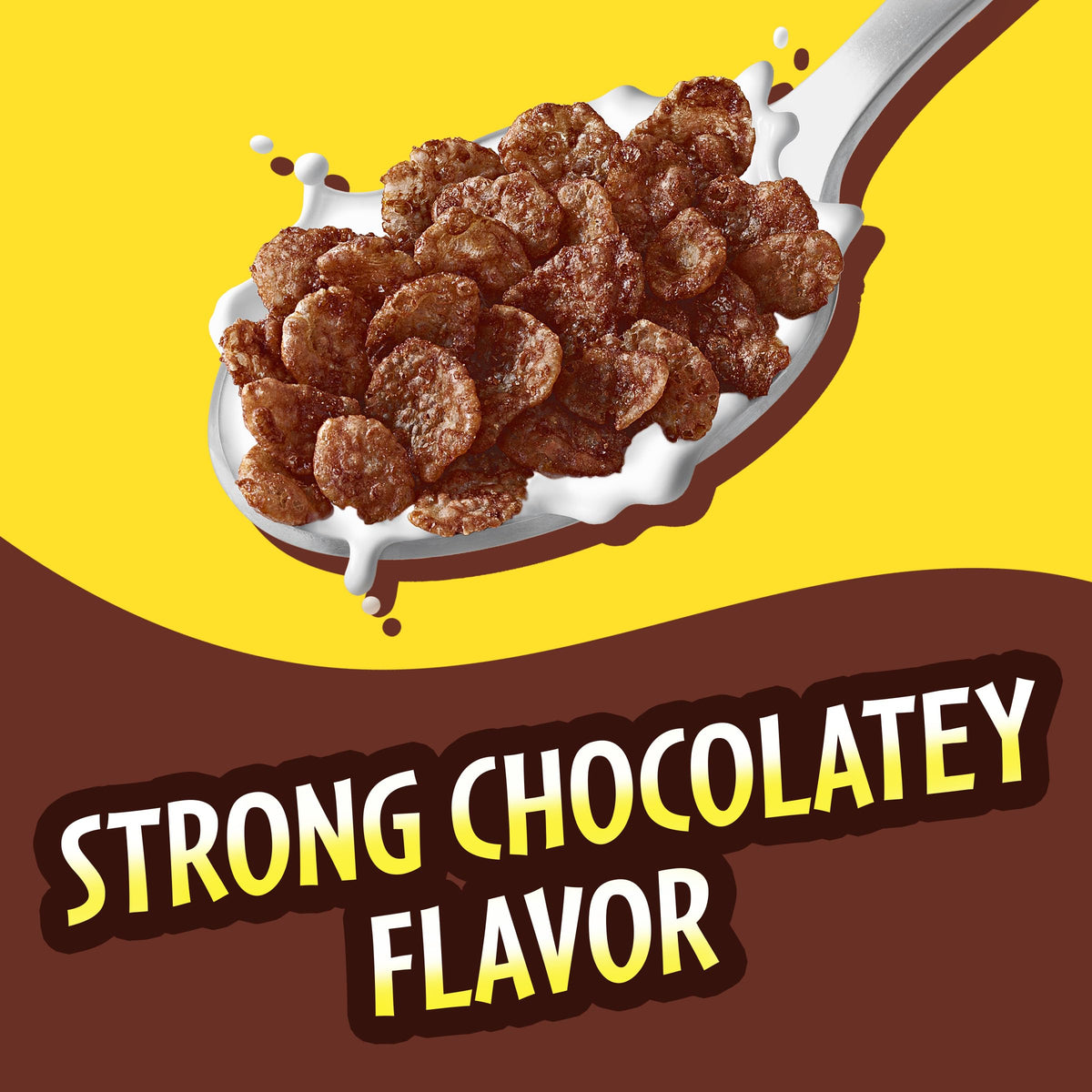 Cocoa Pebbles, Chocolatey Kids Cereal Sweetened Rice Crunch, Large Size, 15 Ounce
