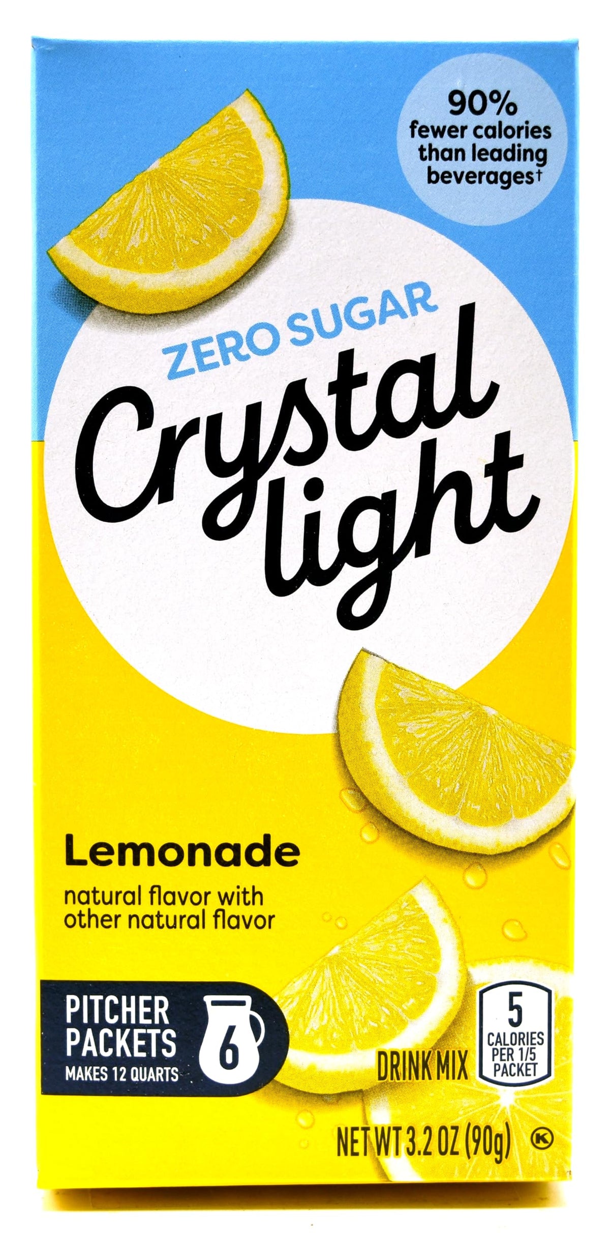 Crystal Light Lemonade Drink Mix, 12-Quart Canister (Pack of 5)