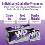 Thermometer Sanitizing Wipes - Probe Wipe Sachet - 100 Wipes