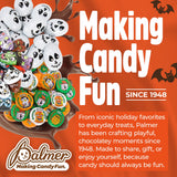 Palmer Milk Chocolate Assortments, Crisp and Crunchy Candy, Individually Wrapped Halloween Pieces, Making Candy Fun Since 1948 (1 Pound, Monster