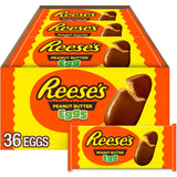 REESE'S Milk Chocolate Peanut Butter Eggs, Easter Basket Easter Candy Packs, 1.2 oz (36 Count)