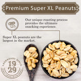 Virginia Diner Natural XL Blister Roasted Virginia Peanuts, Heart Healthy, All Natural, 36 Ounce Tin (2.25 Pound Salted)