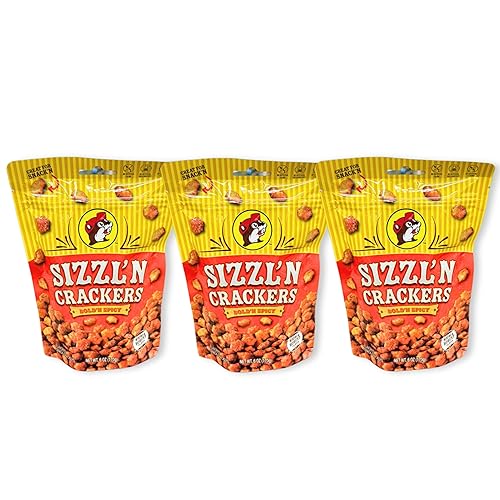 Buc-ee's Crackers (3, Sizzl'n Crackers Bold'n Spicy)