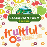 Cascadian Farm Organic Cereal, Fruitful O's, 10.2 Oz