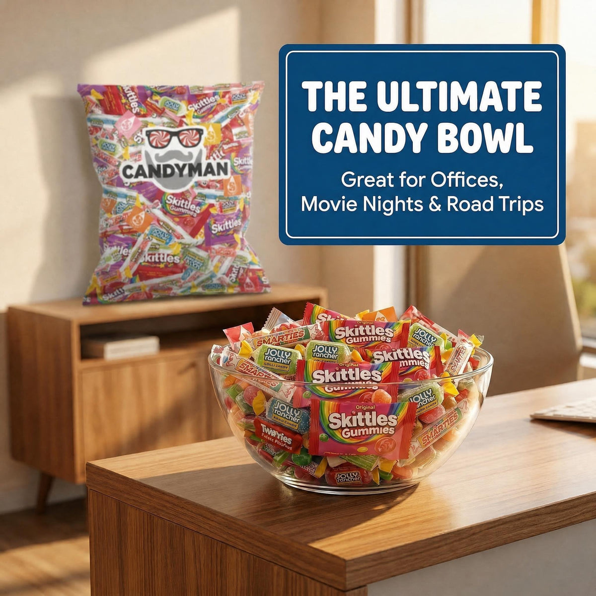 CANDYMAN Candy Variety Pack, Bulk Candy, Piñata Candy, 2 lb