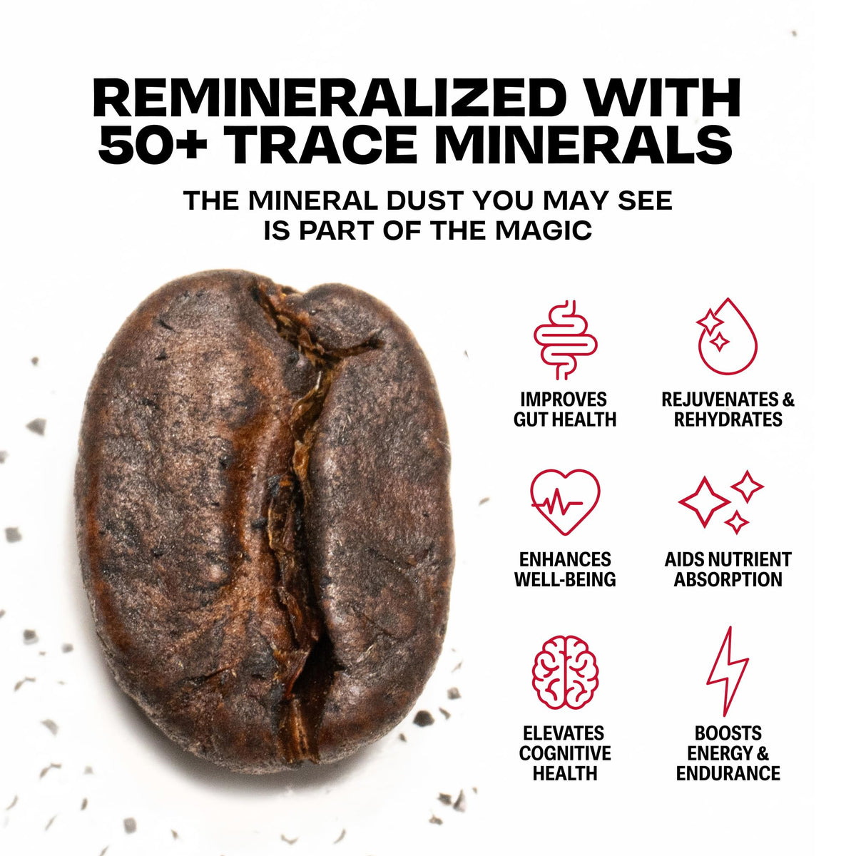 Danger Coffee by Dave Asprey, Remineralized, Mold Free & Lab Tested Swiss Water Decaf Ground Coffee, Medium Roast, Decaffeinated 10.9 Ounce