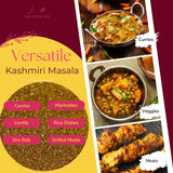 Organic Kashmiri Masala Spice Powder, No Salt, Aromatic Indian Curry Powder Seasoning for Cooking Easy Indian Food at Home / Biryani, Stews