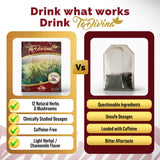 TeDivina, Plant-Based Cleansing Formula, Caffeine-Free Wellness Drink with 12 Blended Ingredients, Colon Support, Original Flavor, 0.3oz (Pack of 1)