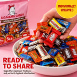 Big Mama Candy Bulk Chocolate Candy Assortment 5 lb Wrapped Mix