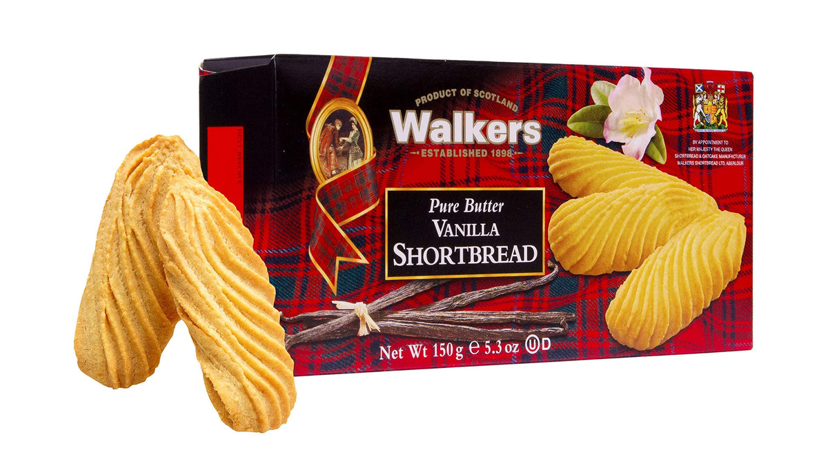 Walkers Shortbread Vanilla, 5.3 Ounce Box