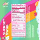 Alani Nu Energy Drink, Sherbet Swirl, 12 Fl Oz, Zero Sugar, Gluten Free, Vegan, B Vitamins